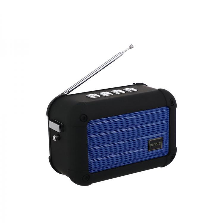 Loa bluetooth mini Kimiso KMS-E98 hỗ trợ nghe USB, khe thẻ nhớ, đài radio FM, cắm dây AUX, thoại rãnh tay, có quai xách (màu ngẫu nhiên) HÀNG NHẬP KHẨU