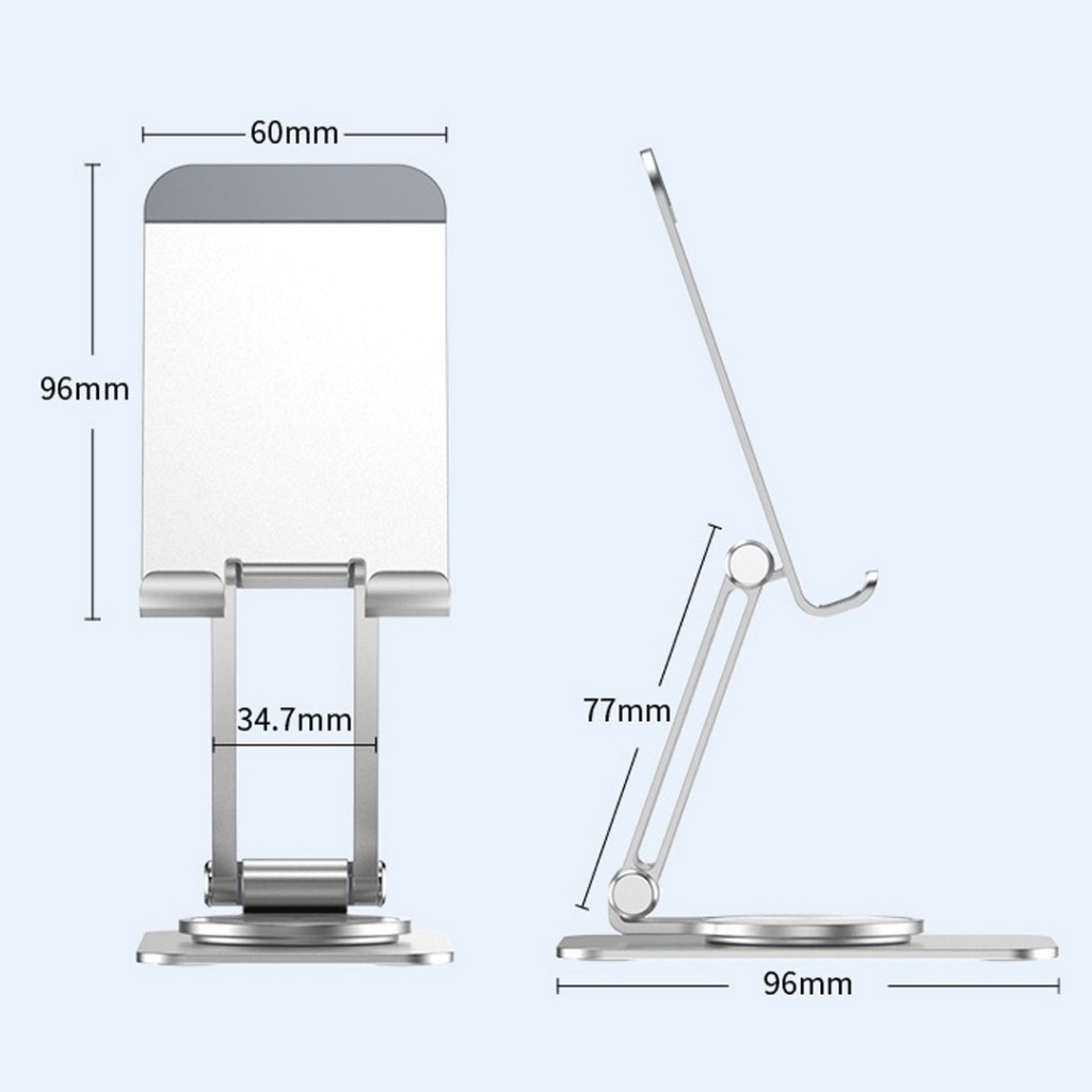 Xiaomi youpin Giá Đỡ Máy Tính Bảng Bằng Nhôm Siêu Mỏng Xoay 360 Độ Tiện Dụng° Vòng Cổ Xoay Được