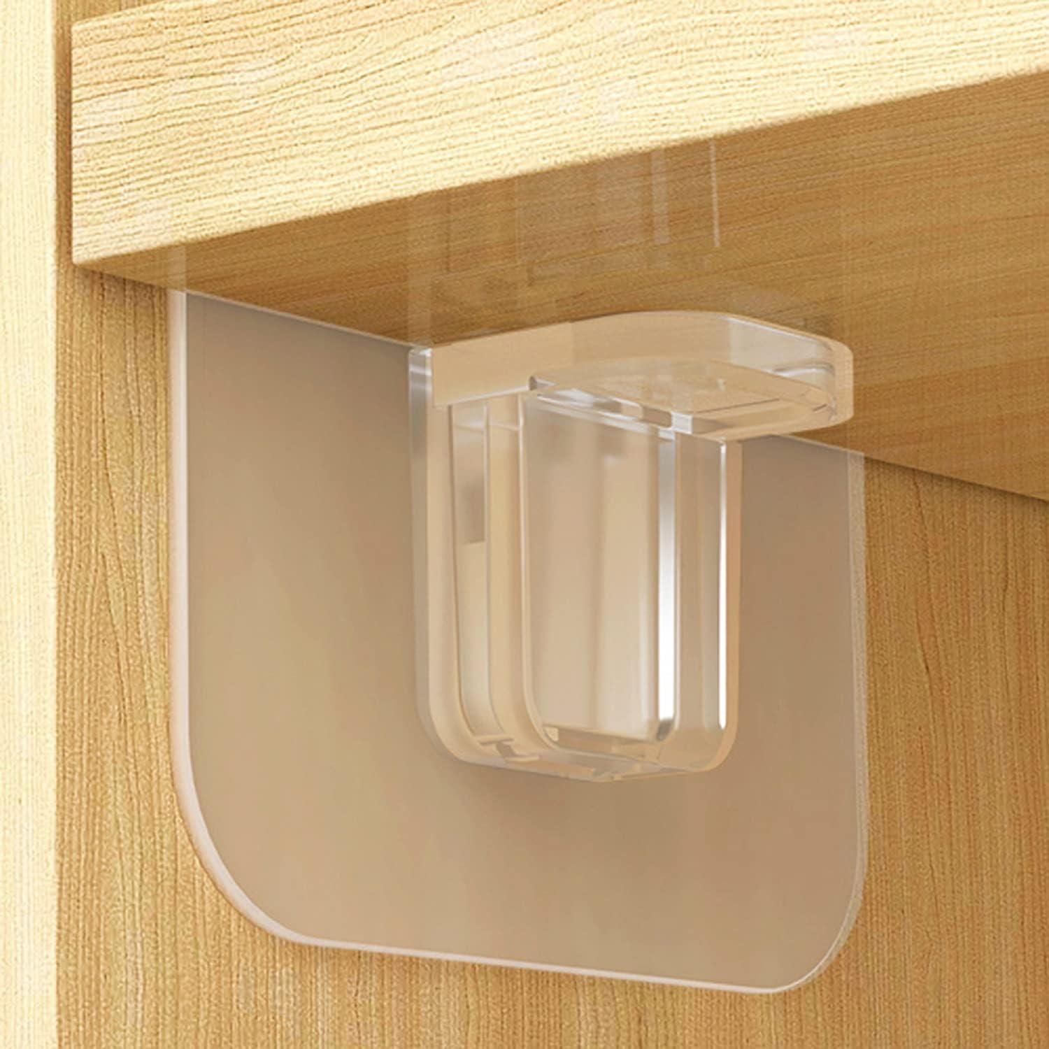 Giá đỡ sàn tủ tự dính, được gia cố Keo dán giá đỡ, đỡ kệ không cần khoan, đỡ sàn, đỡ kệ, đỡ kệ kính trong suốt