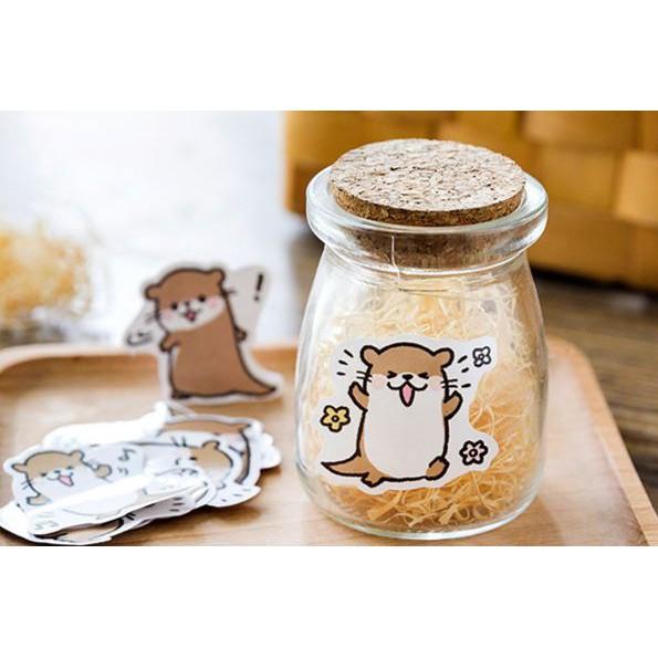 Bộ 45 Sticker Rái Cá Dễ Thương E74