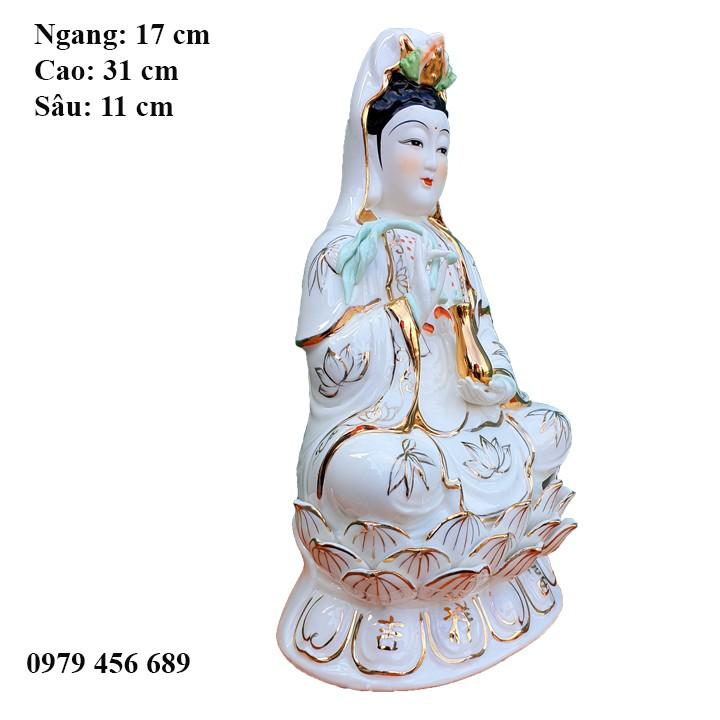 Phật Bà Quan Âm cao 31 cm