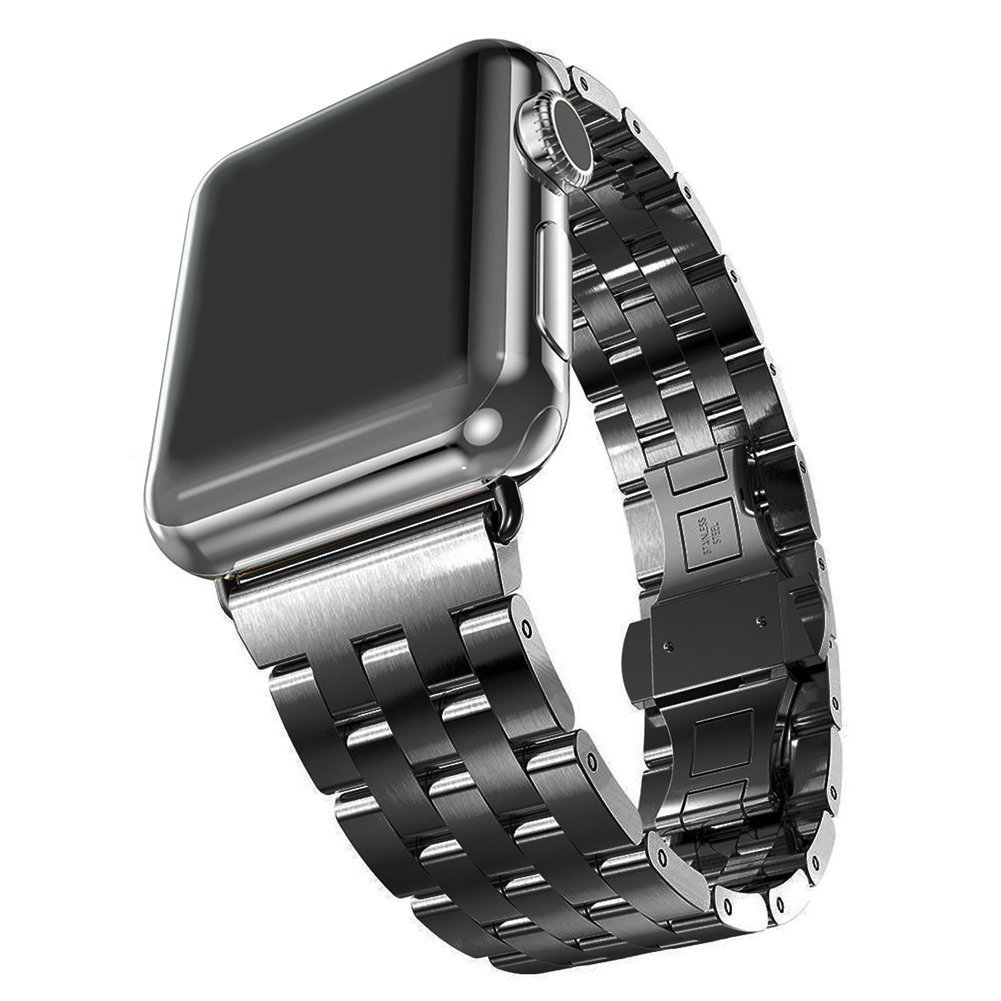 Dây đồng hồ dành cho Apple Watch, Dây mắt xích dọc thép không gỉ cho đồng hồ Apple Watch