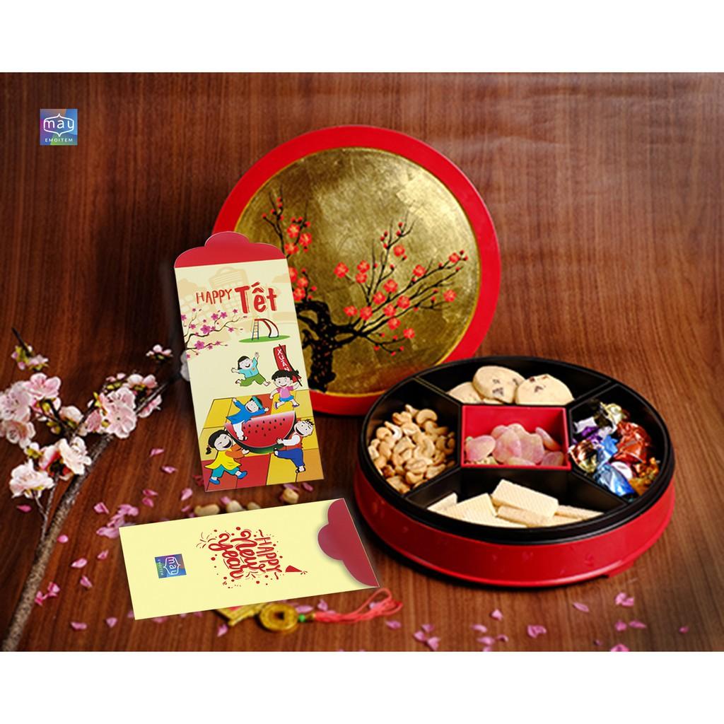 Bao lì xì set 15 chiếc 3 loại chủ đề Tết Chung Cư, Tết An Cư