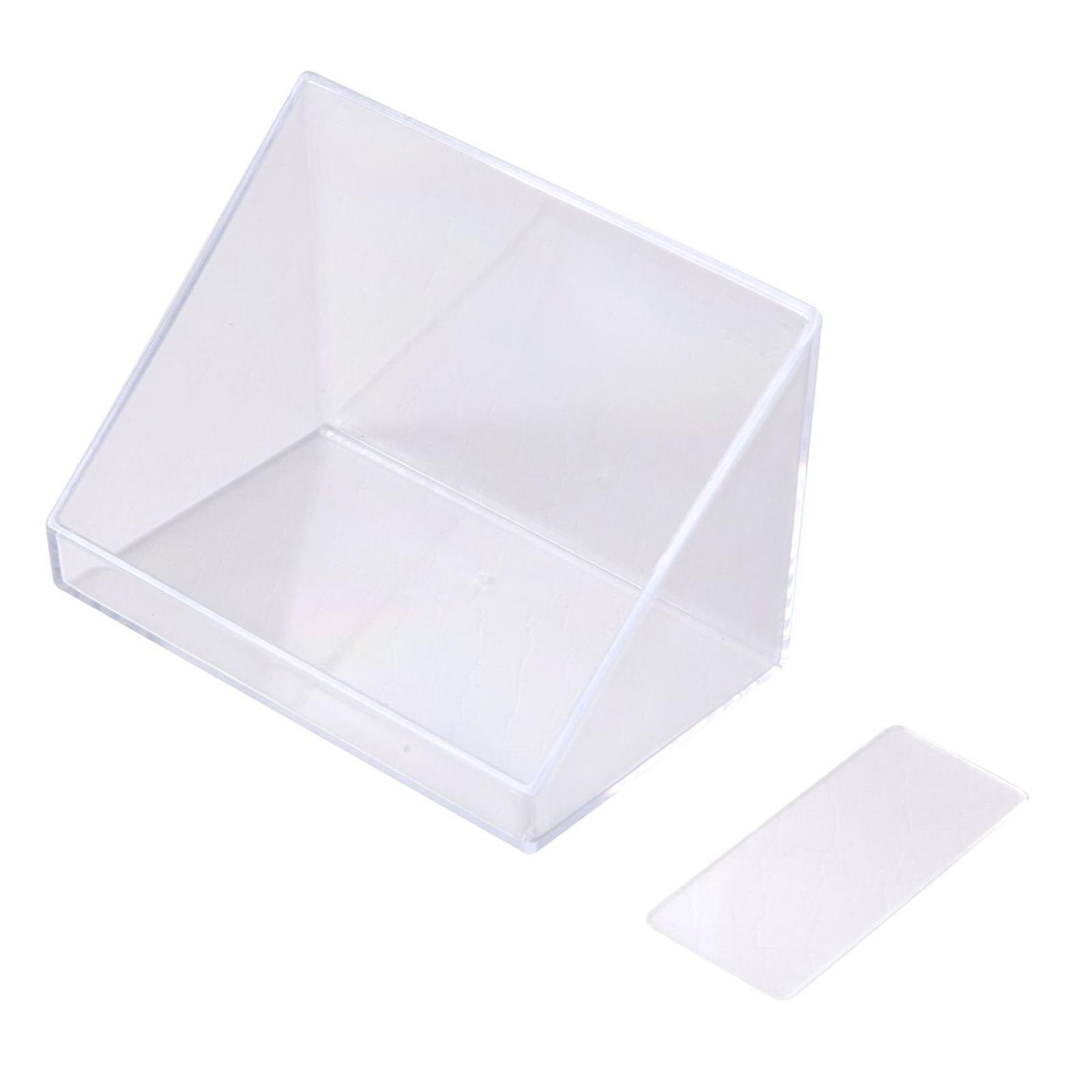 Floating Shelves Organizer Bevel Container for Lip Glaze Lipstick Office