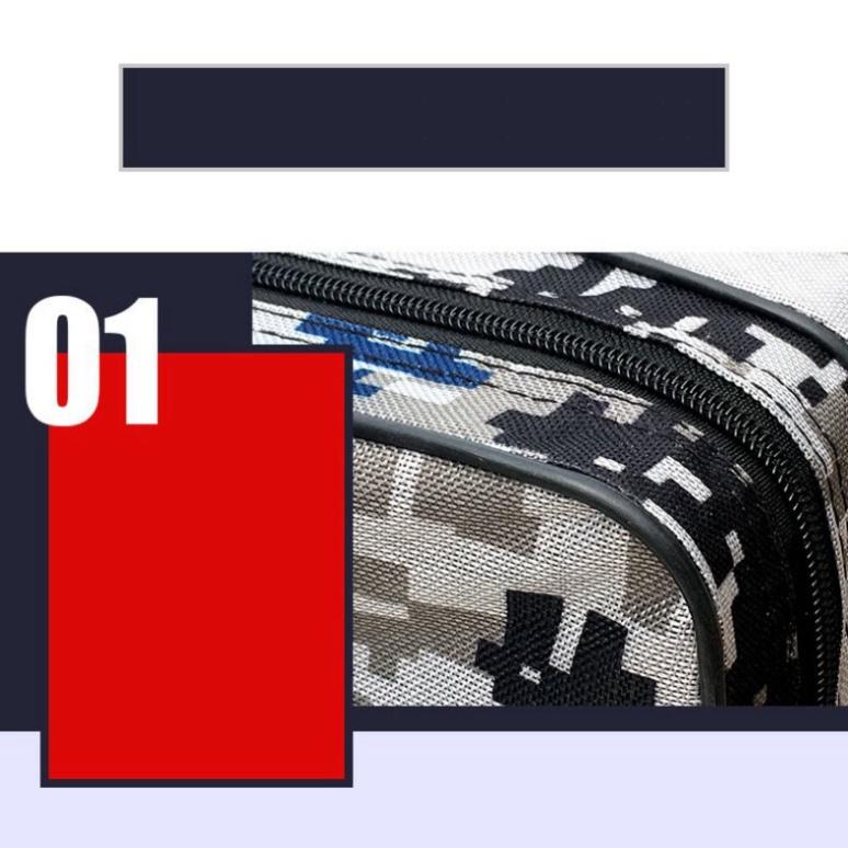 Sale to hot - Túi đựng cần câu cá, bao đựng cần câu đa năng 2 ngăn dài 80-120cm màu dàn di cao cấp PK-9 - sale - xả hàn