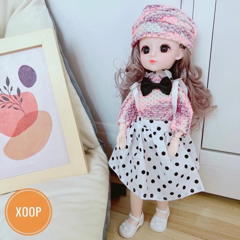 BÚP BÊ MẮT ĐÁ TO 30cm NHIỀU MẪU MÃ CHO BÉ (SP002025)