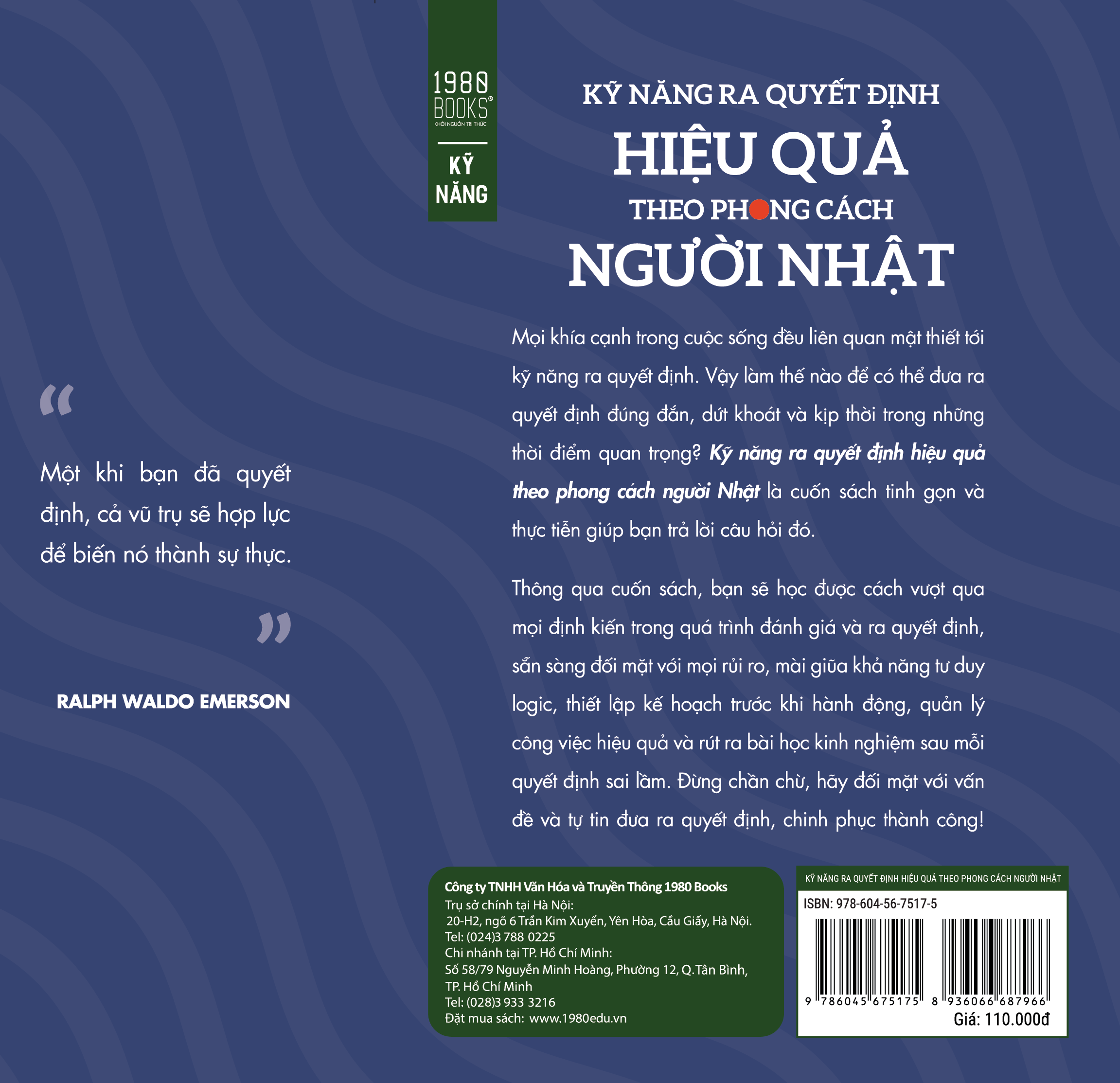 Kỹ Năng Ra Quyết Định Hiệu Quả Theo Phong Cách Người Nhật - Takashi Torihara (1980BOOKS HCM)