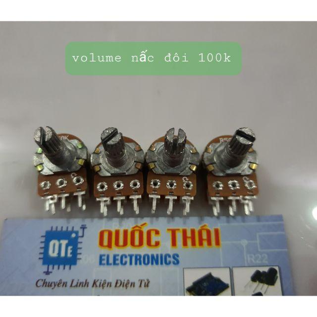 Combo 4 biến trở volume đôi có nấc