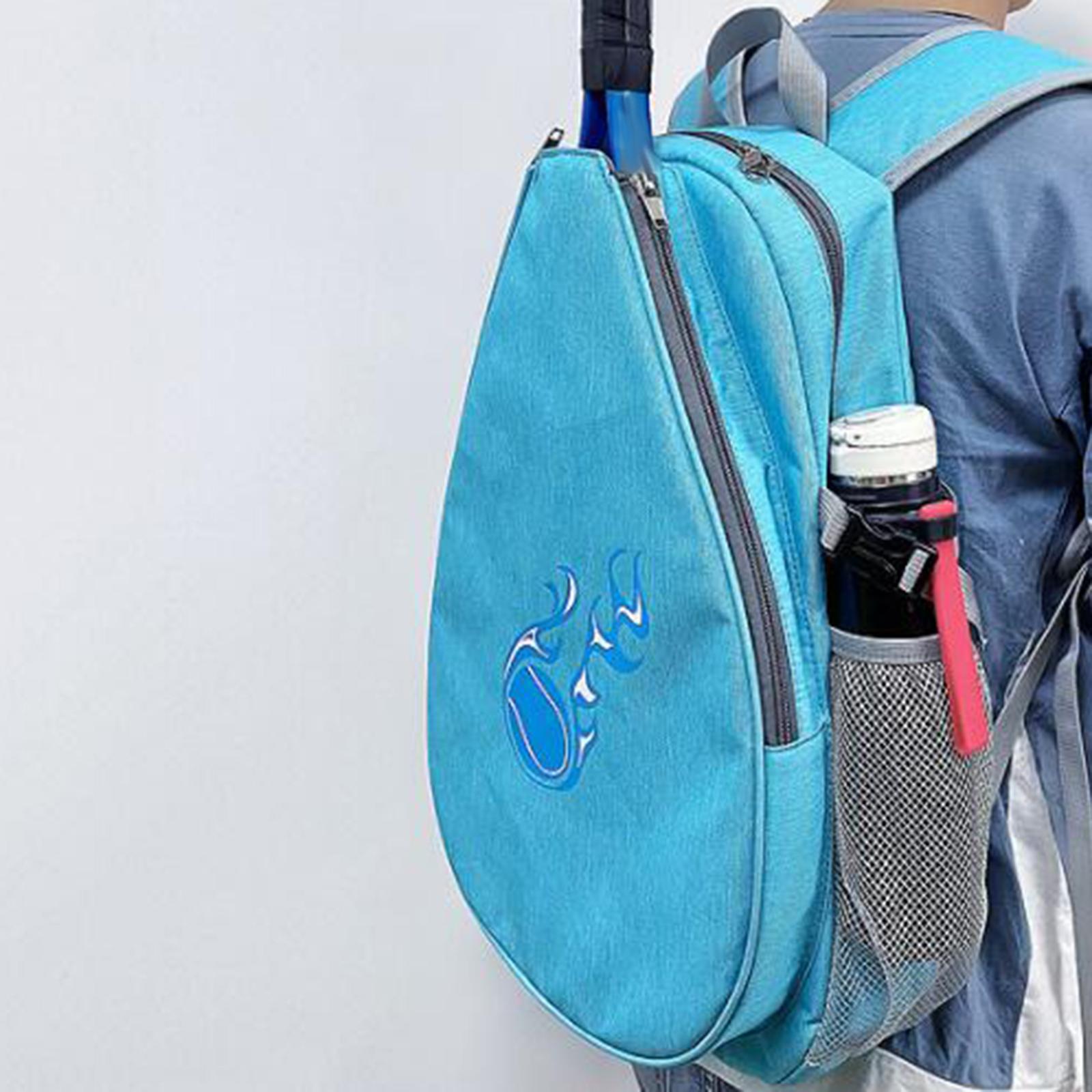 Tennis Backpack Portable Tennis Bag for Tennis Racket, Badminton Racquet Blue