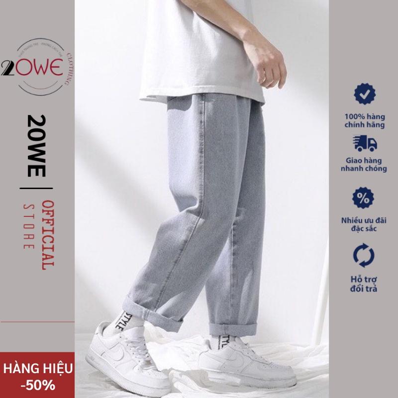 Quần jean nam Baggy phom suông, rộng TR01 hottrend hàn quốc 2021