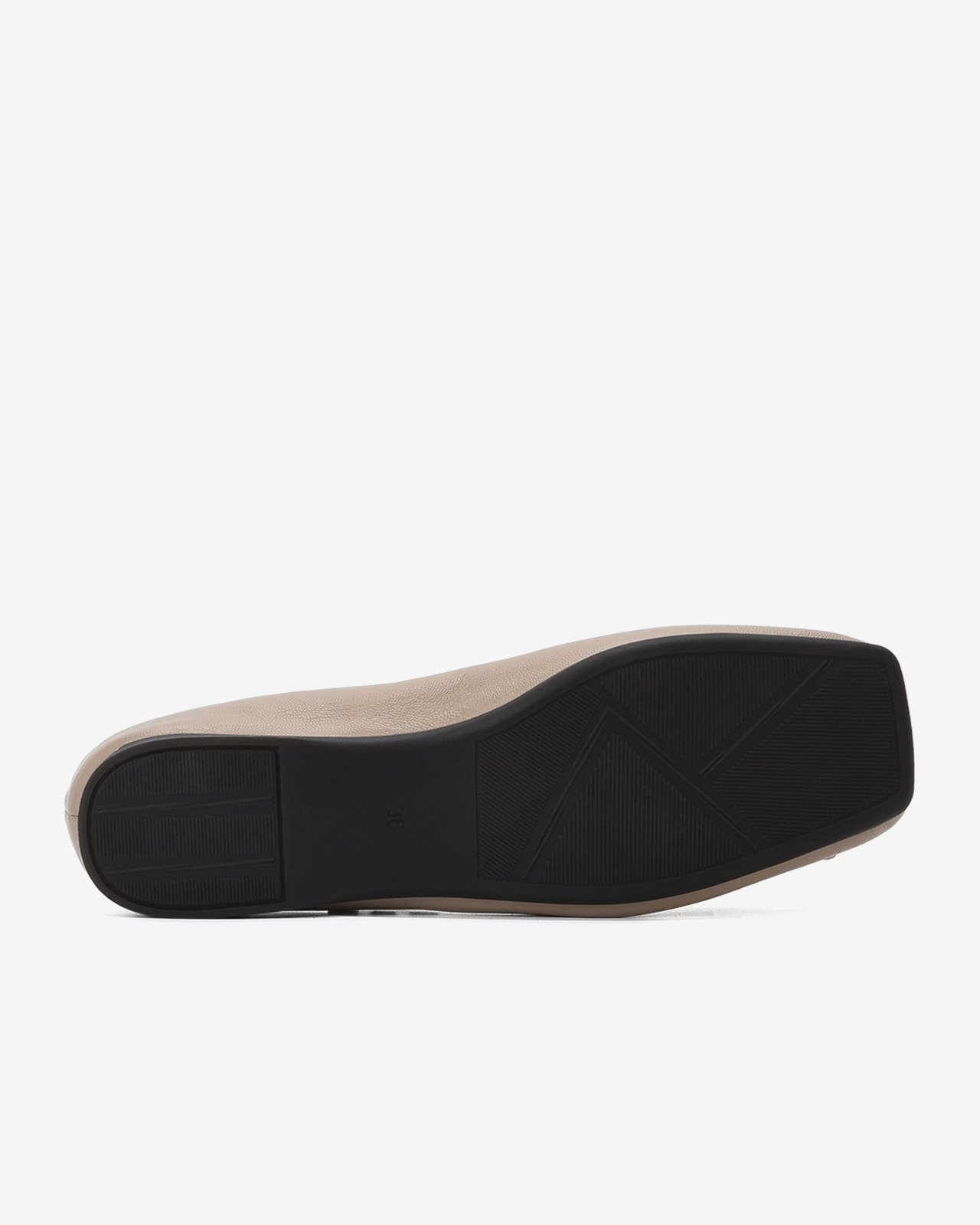 Giày búp bê nữ đế bệt Đông Hải mũi vuông đính  phụ kiện kim loại thanh lịch - GTH10