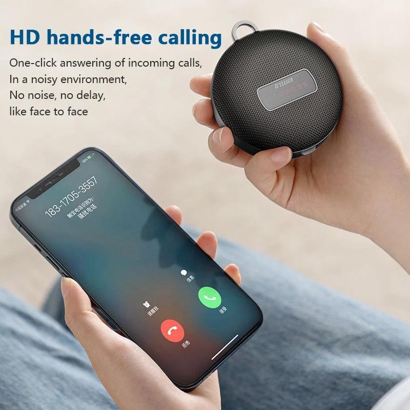 Loa Bluetooth Caixa De Som Hộp Âm Thanh Di Động Âm Nhạc Loa Siêu Trầm Mini Không Dây Cột Bocina Bluetooth Baffle Xe Đạp Xe Đạp To Màu Sắc: Phong Cách A Màu Đen