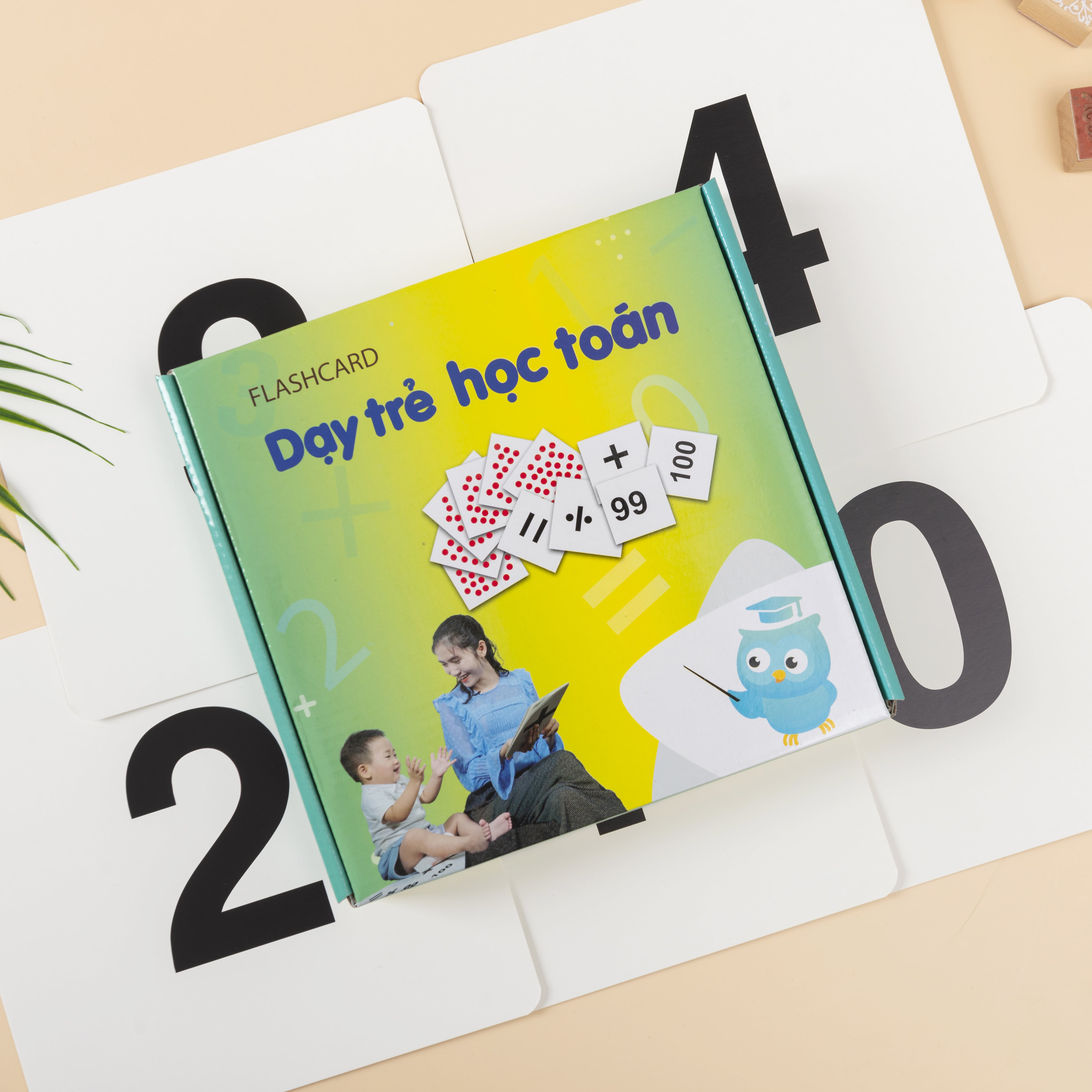 GDKids - Bộ Thẻ Dạy Trẻ Học Toán Glenn Doman Cho Bé (59 Thẻ Flashcards)