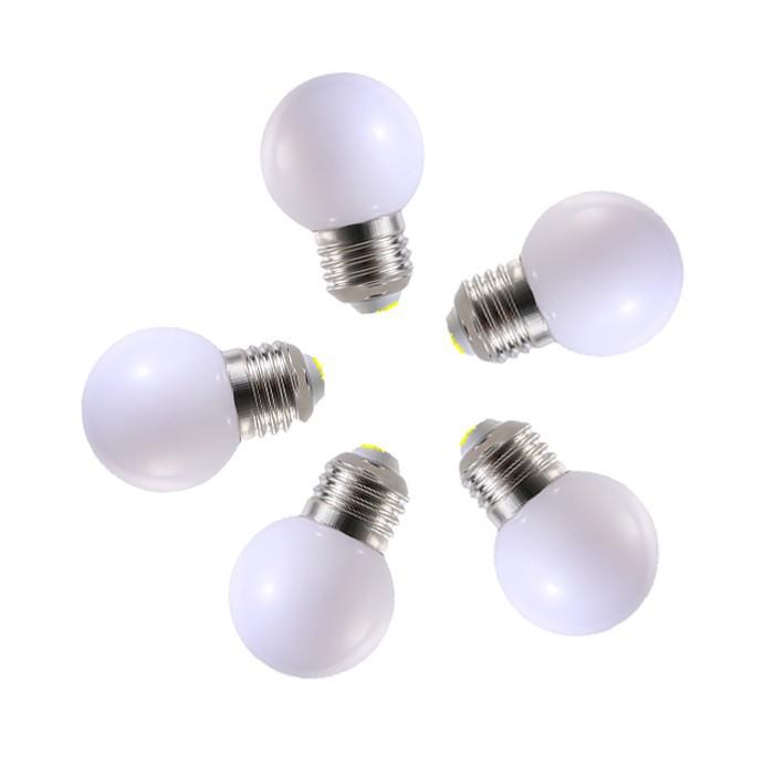 COMBO 5 bóng đèn chanh 1w cao cấp chống nước trang trí ngoài trời, trong nhà
