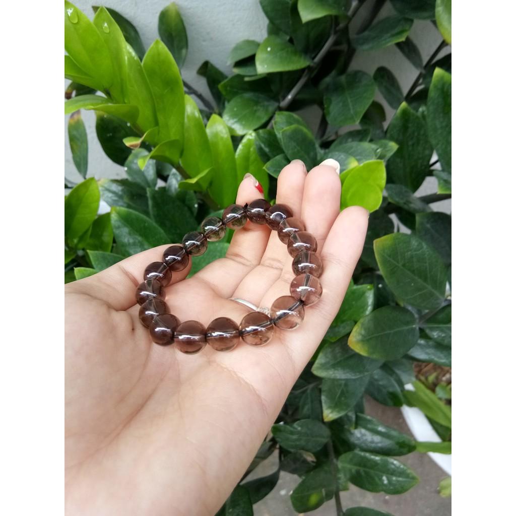 Vòng tay đá. Thach Anh Khói chất lượng 5A