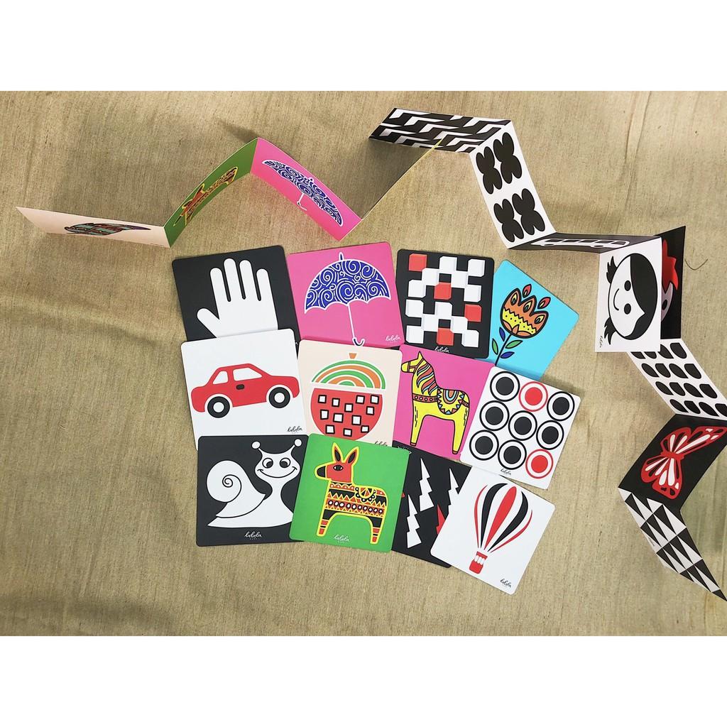 Bộ Thẻ Kích Thích Thị Giác Cho Trẻ Sơ Sinh Dạng ZIG ZAC và FLASHCARDS