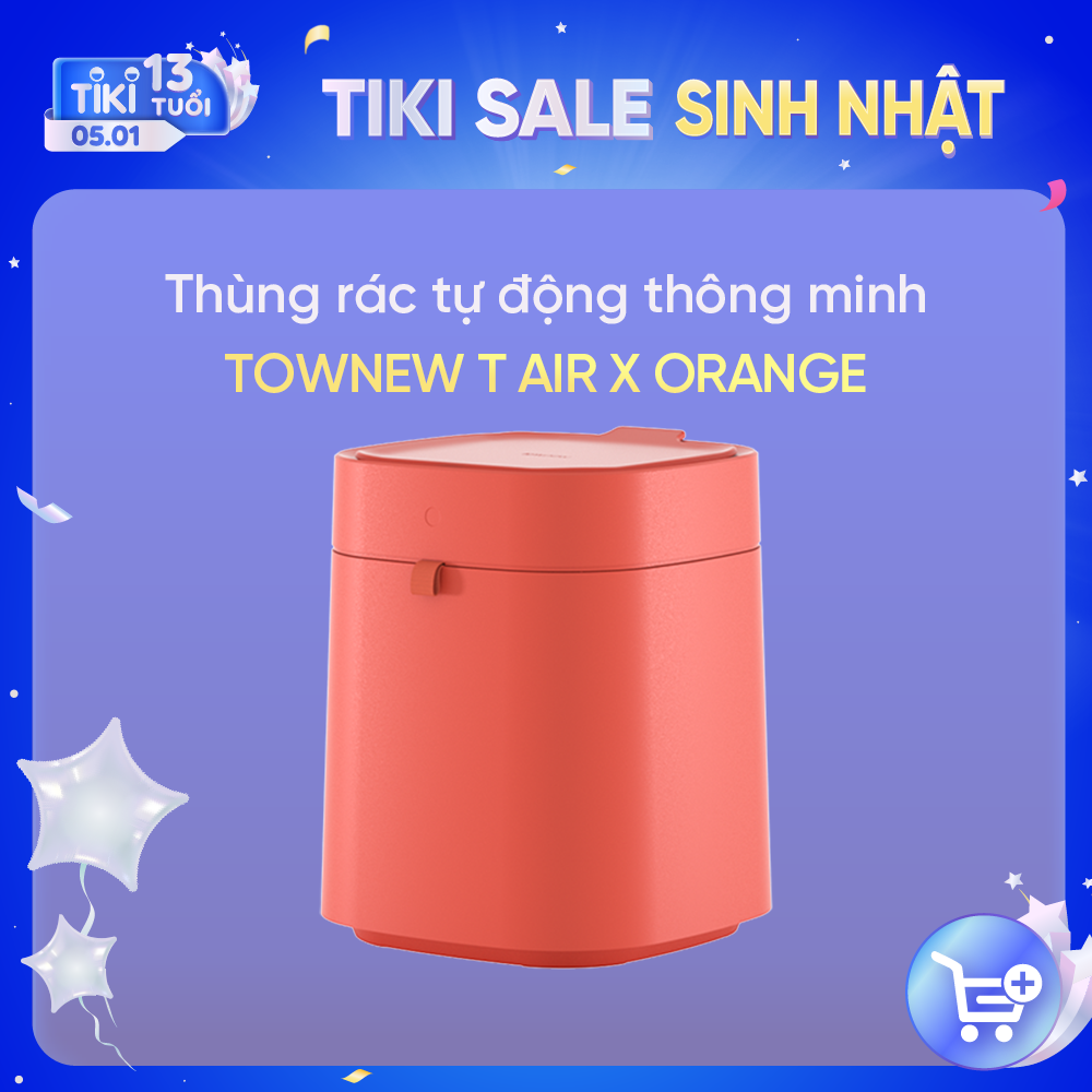 Thùng Rác Thông Minh TOWNEW T AIR X - Tự động đóng gói và thay túi rác - Bản Quốc Tế _ Bảo hành 12 tháng