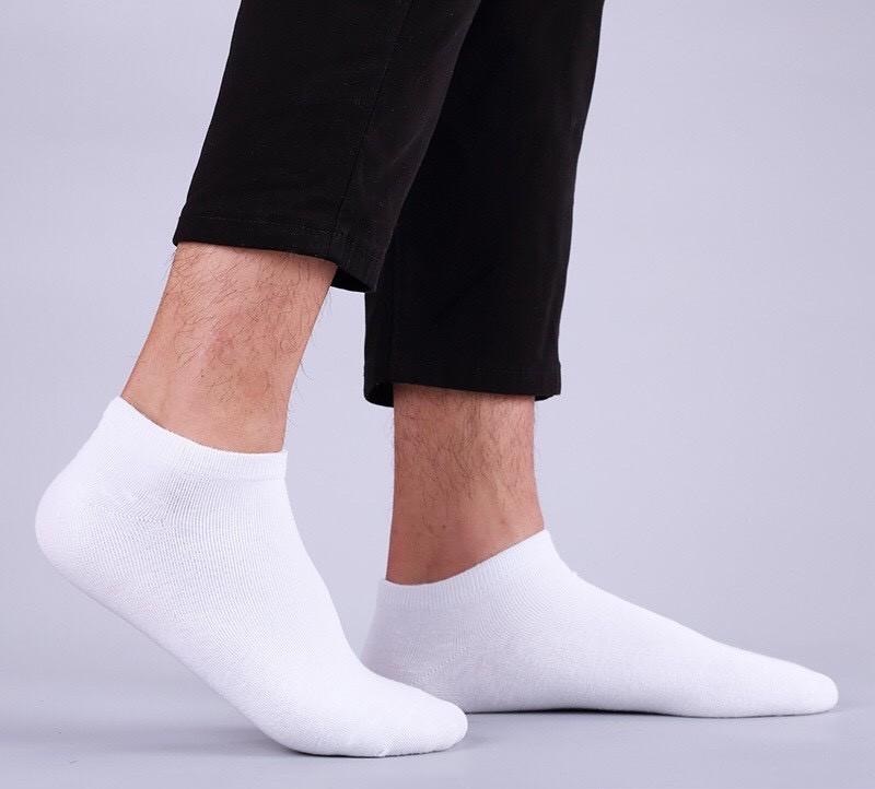 Combo 3 đôi vớ nam nữ ngắn mềm mịn, co giãn tốt (giao màu ngẫu nhiên)