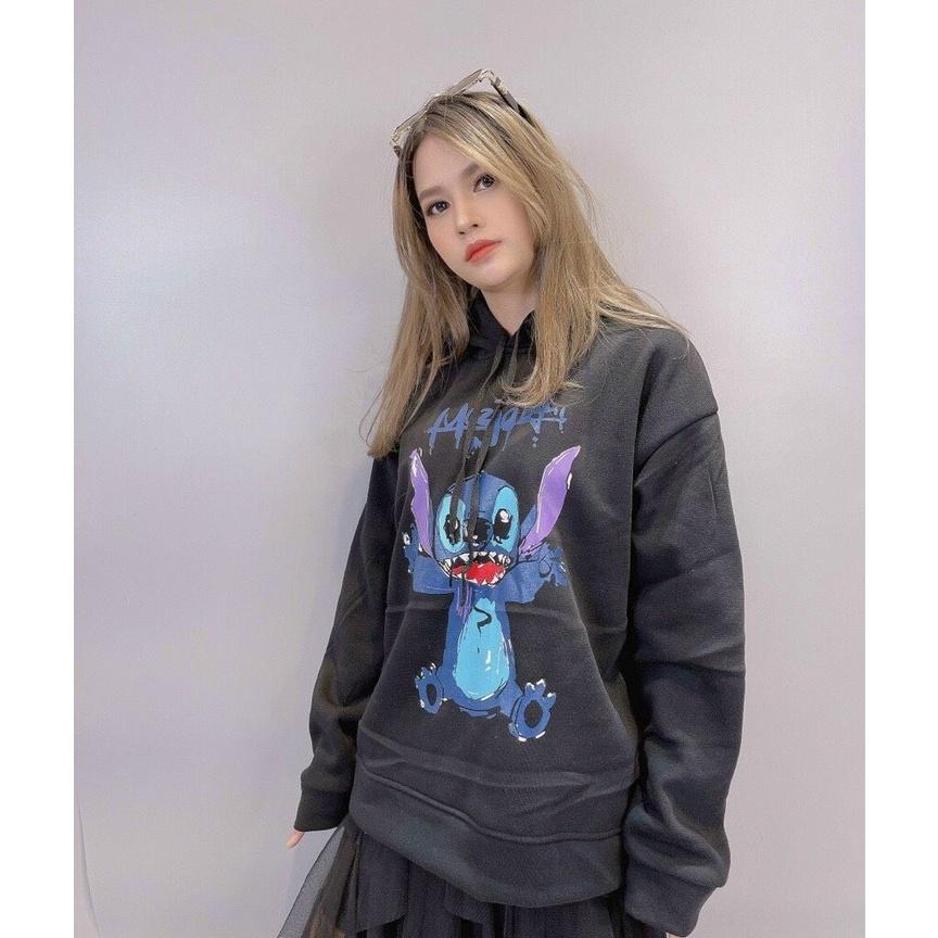 Áo Khoác Nỉ Hoodie Chuột Stitch