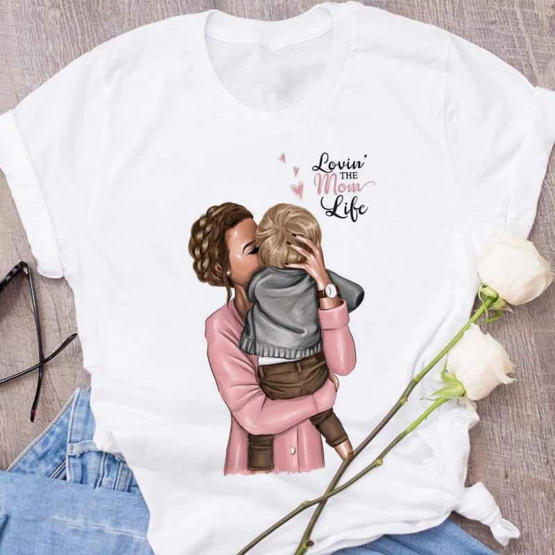 Sét áo đôi mẹ và bé trai mùa hè chất liệu thun cotton loại 1 đủ size từ 8 đến 90kg .