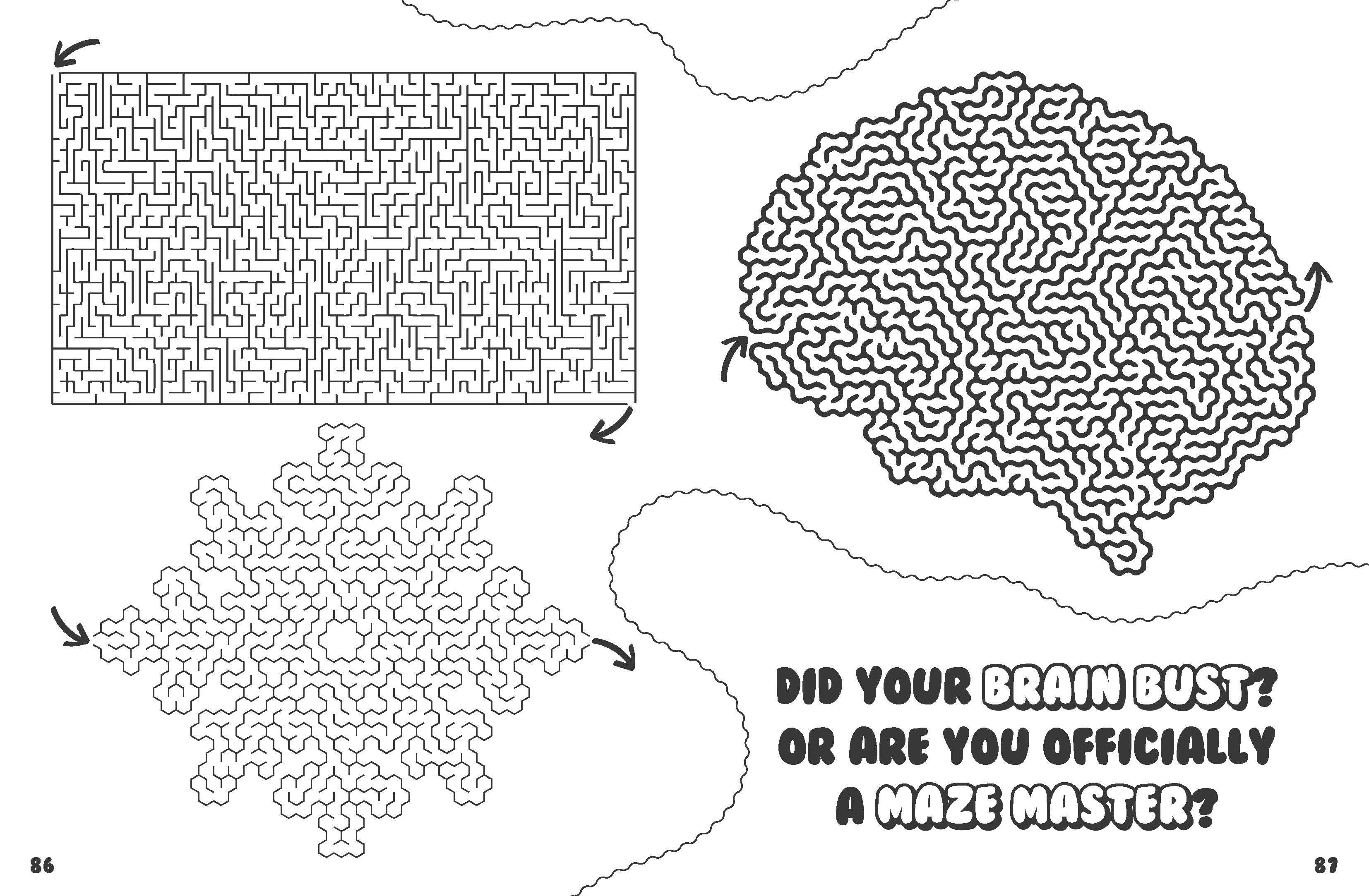 Sách ngoại văn: Brain-Busting Puzzles For Kids - Mazes