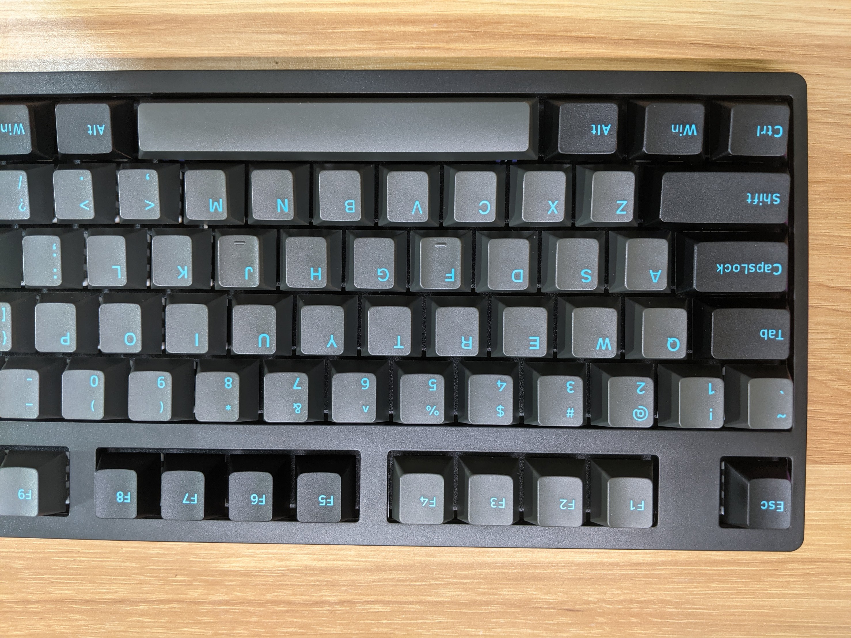 Bàn phím cơ AKKO 3108 Plus Black & Cyan - Hàng chính hãng