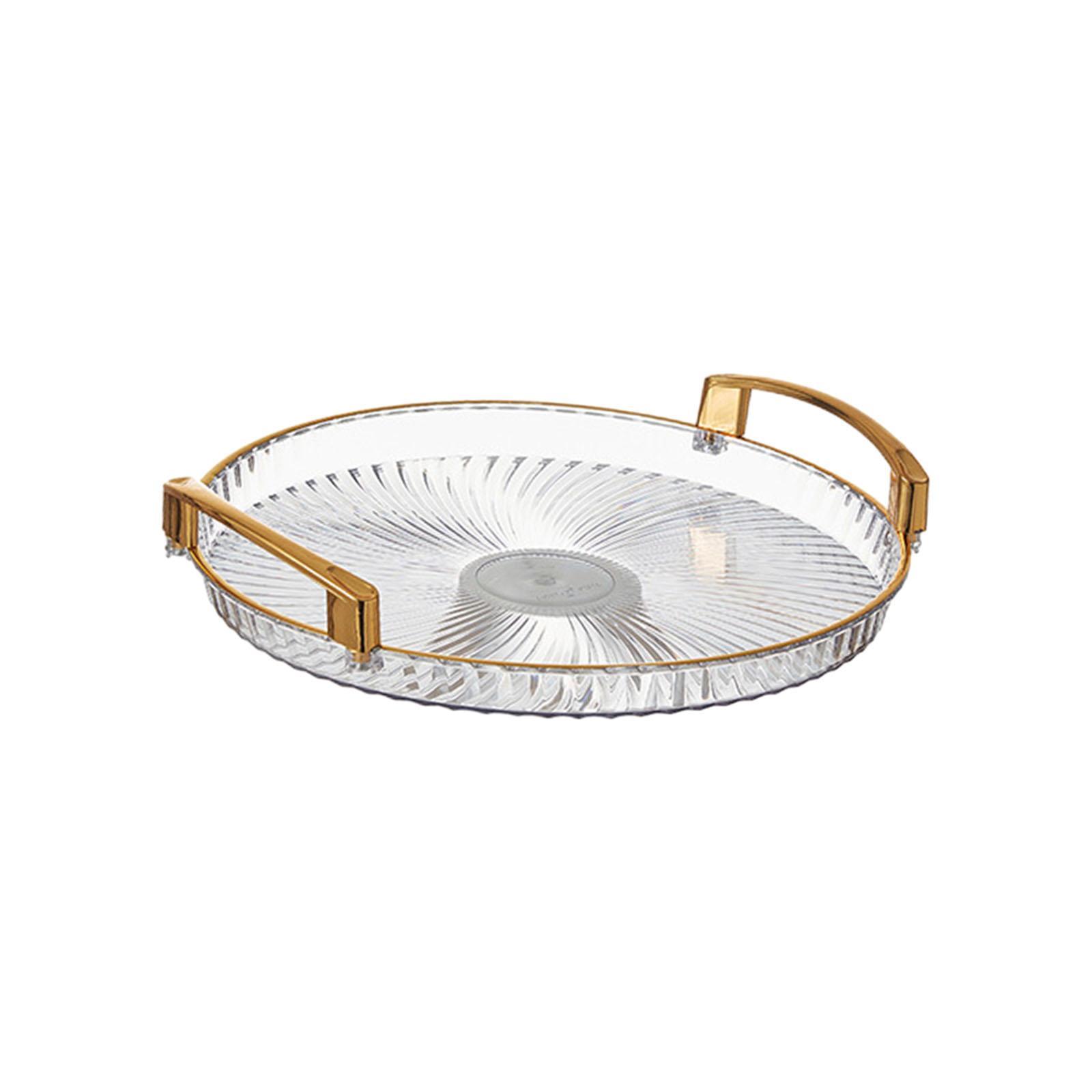 Serving Trays Clear Serving Platters Organization Elegant Snacks Trays Dessert Plates for Cupcake Display Birthday Party