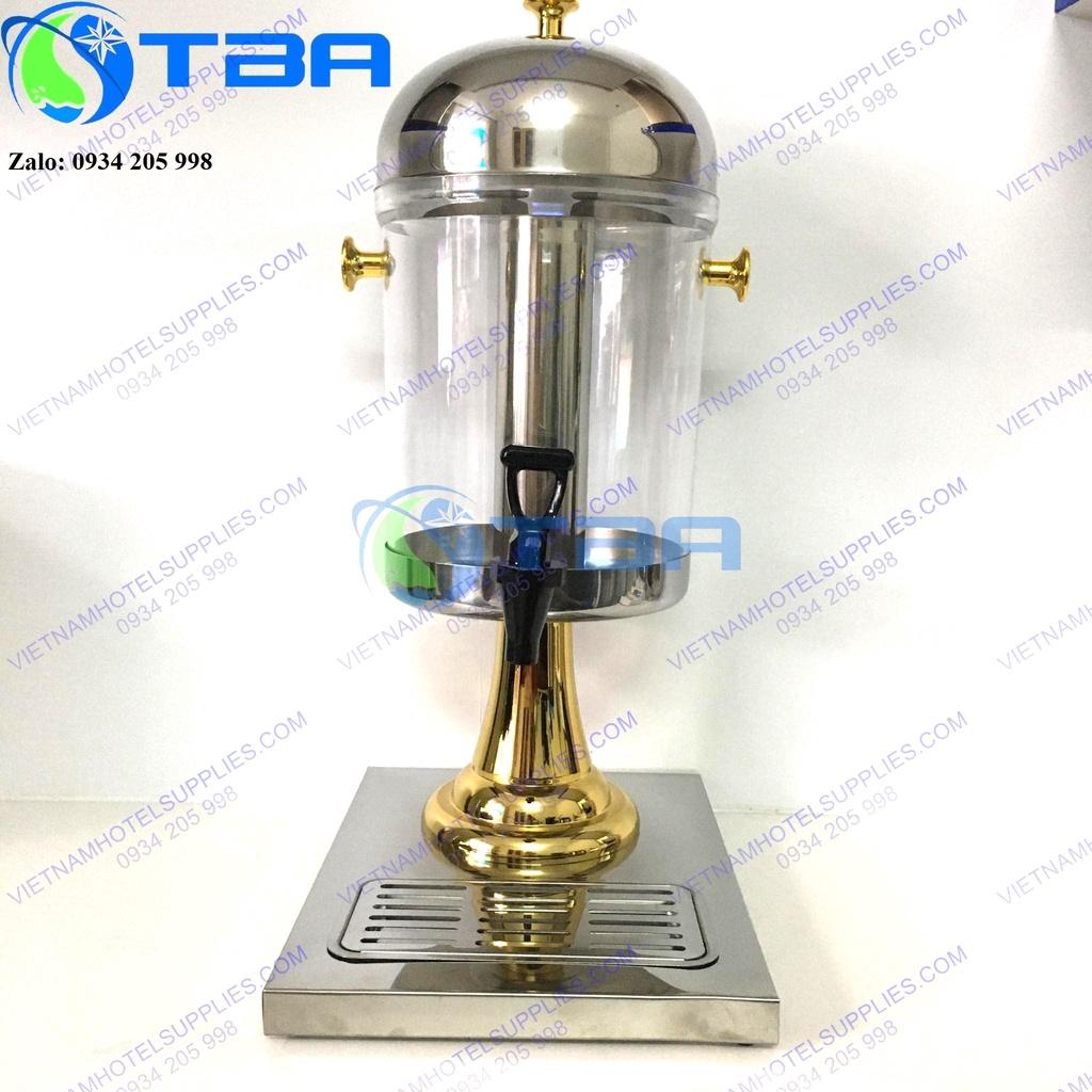 Bình nước trái cây 8L chân mạ vàng chất lượng cao