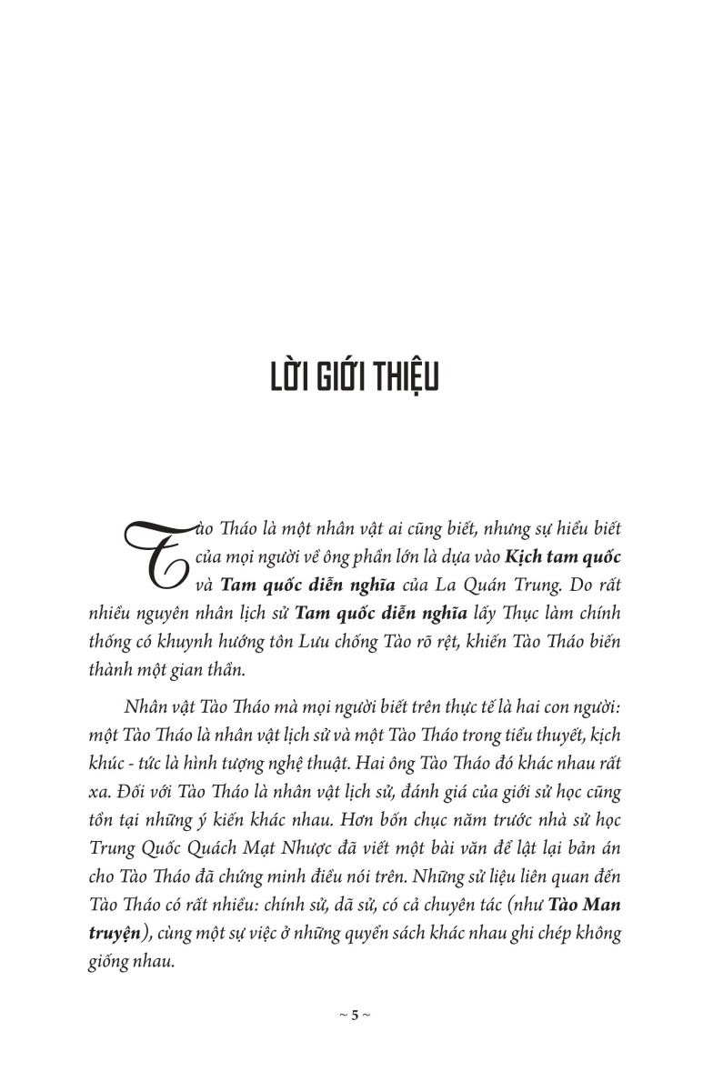 Tào Tháo - Chí Ít Là Một Anh Hùng _KV