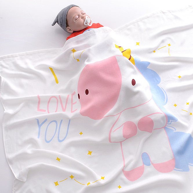 Chăn lụa cotton cao cấp , chắn đắp mềm mịn cho bé