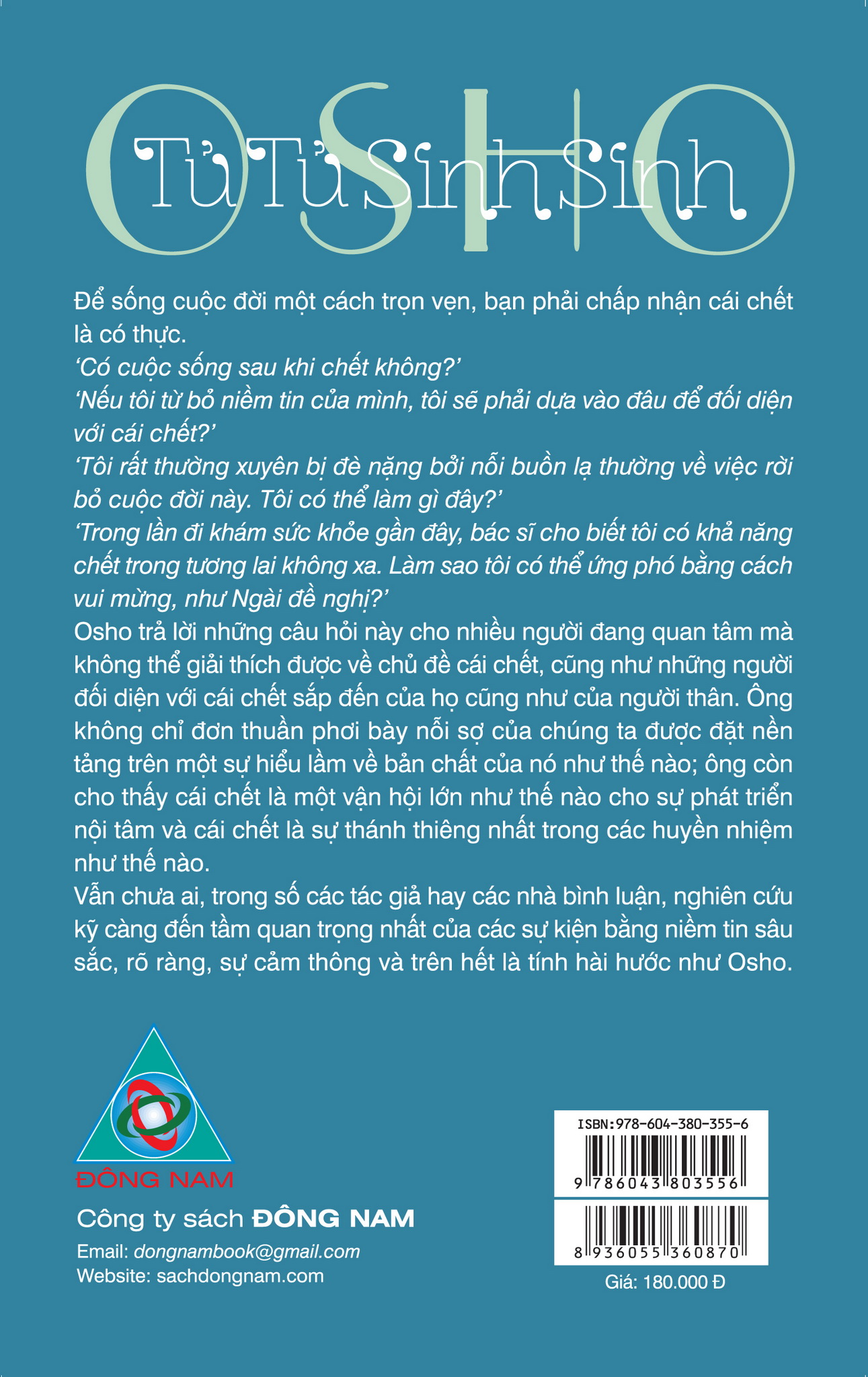 Sách - Tử tử sinh sinh (Tái bản 2023) - Osho