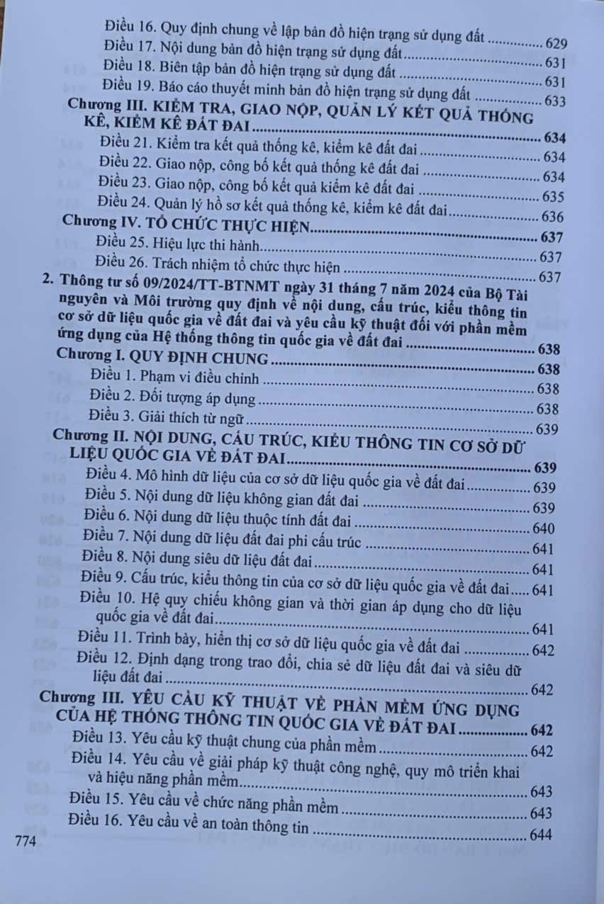 Luật Đất Đai hệ thống các văn bản quy định chi tiết thi hành