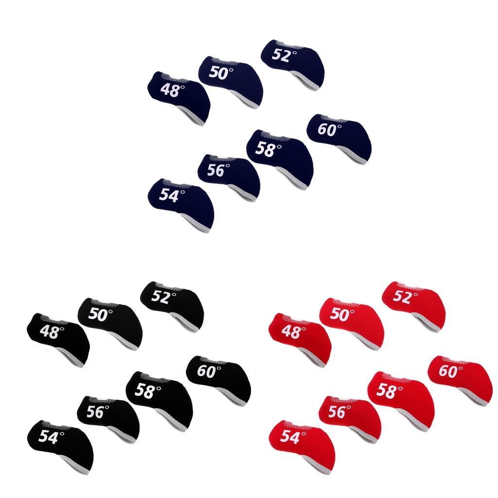 Golf Club Iron Putter Headcover Head Cover Protector 48 Degree Black