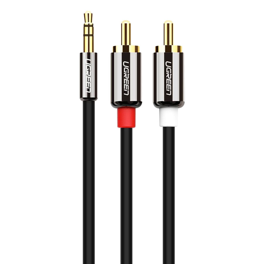 Cáp Chuyển Đổi Ugreen 3.5mm Sang RCA 10590 (3m) - Hàng Chính Hãng