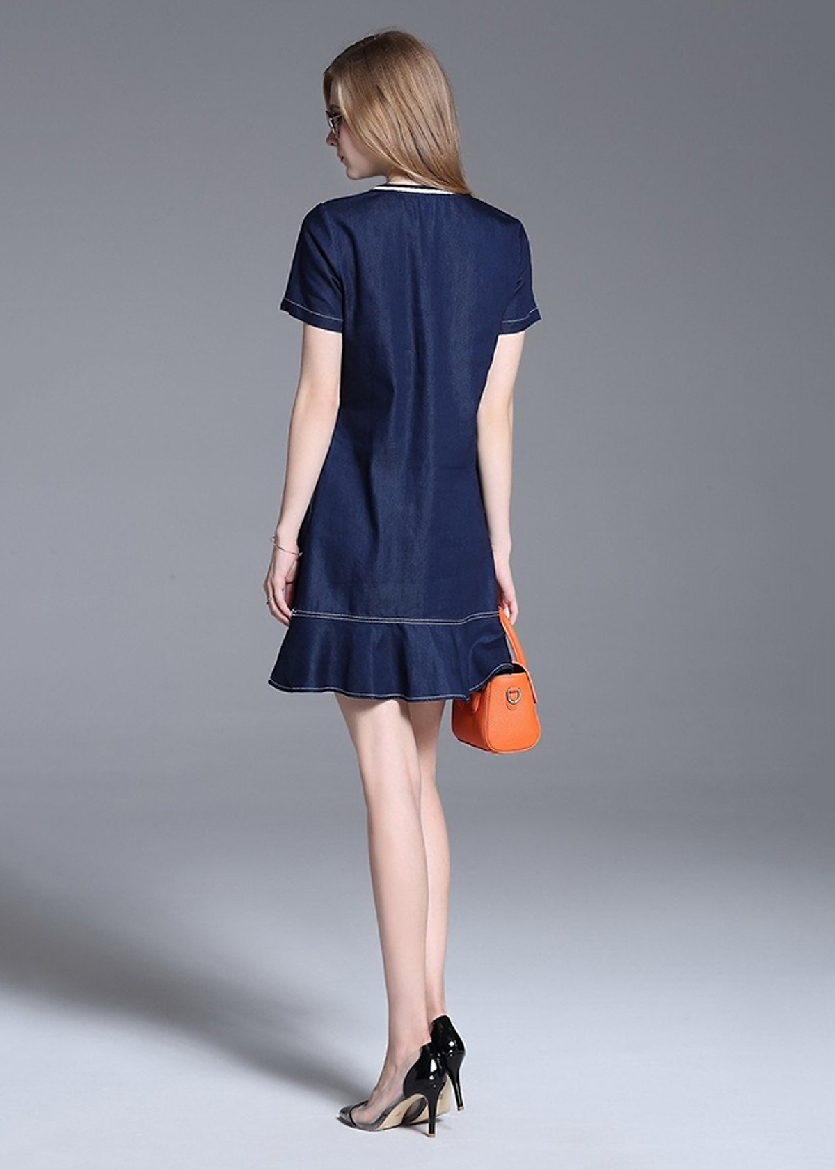 Đầm Nữ Jean Hình Ngôi Sao NT1038N