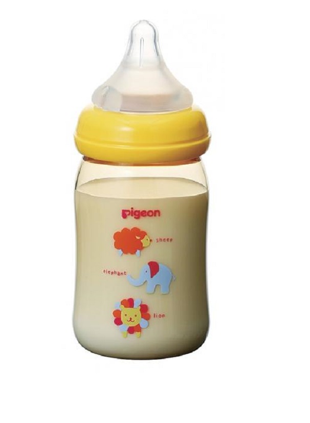 Bình sữa PPSU Plus thú cưng Pigeon 160ml (SS)