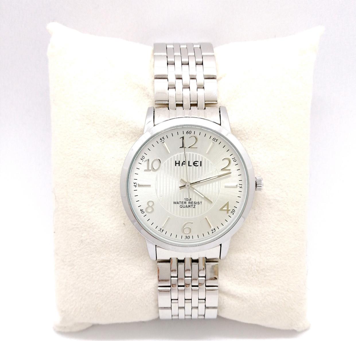 Đồng hồ Nam Halei - HL484 Dây trắng