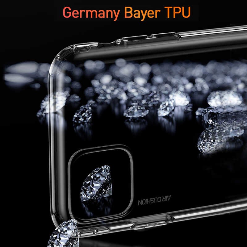 Ốp lưng silicon chống sốc bằng túi khí cho iPhone 11 Pro Max hiệu Baseus safety Airbags Case có gờ bảo vệ camera - Hàng nhập khẩu