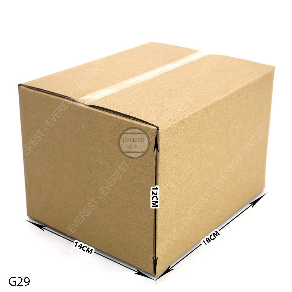 Combo 100 thùng G29 18x14x12 giấy carton gói hàng Everest