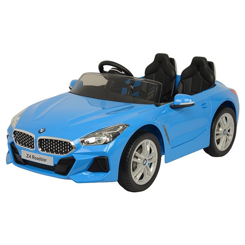 Ô tô điện trẻ em BMW Z4 Roadster 2 chỗ kết nối bluetooth 2 quạt gió có nhún (Đỏ-Xanh-Trắng)