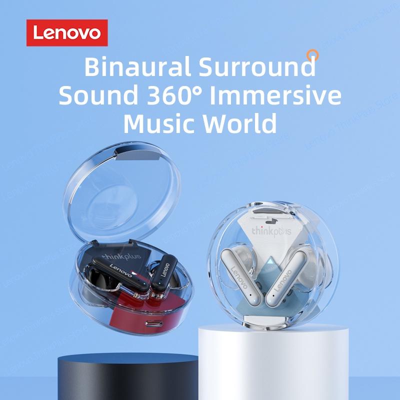 Tai nghe bluetooth Lenovo lp10 không dây với âm thanh kép bass giúp giảm tiếng ồn không thấm nước với micro 5.2-Hàng chính hãng