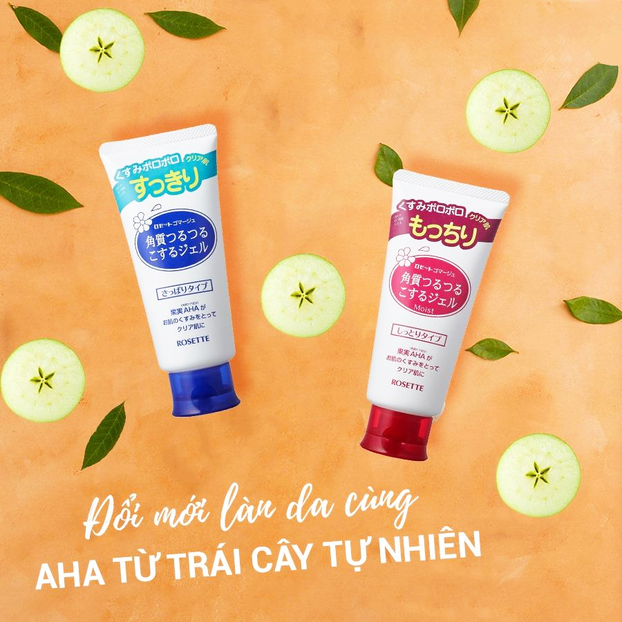 Tẩy Tế Bào Chết Dạng Gel Chiết Xuất Từ Thiên Nhiên Rosette Gommage