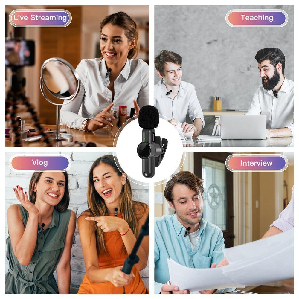 Micro Không Dây Mini Di Động Hỗ Trợ Quay Video / Phát Trực Tiếp Cho Điện Thoại IOS Android