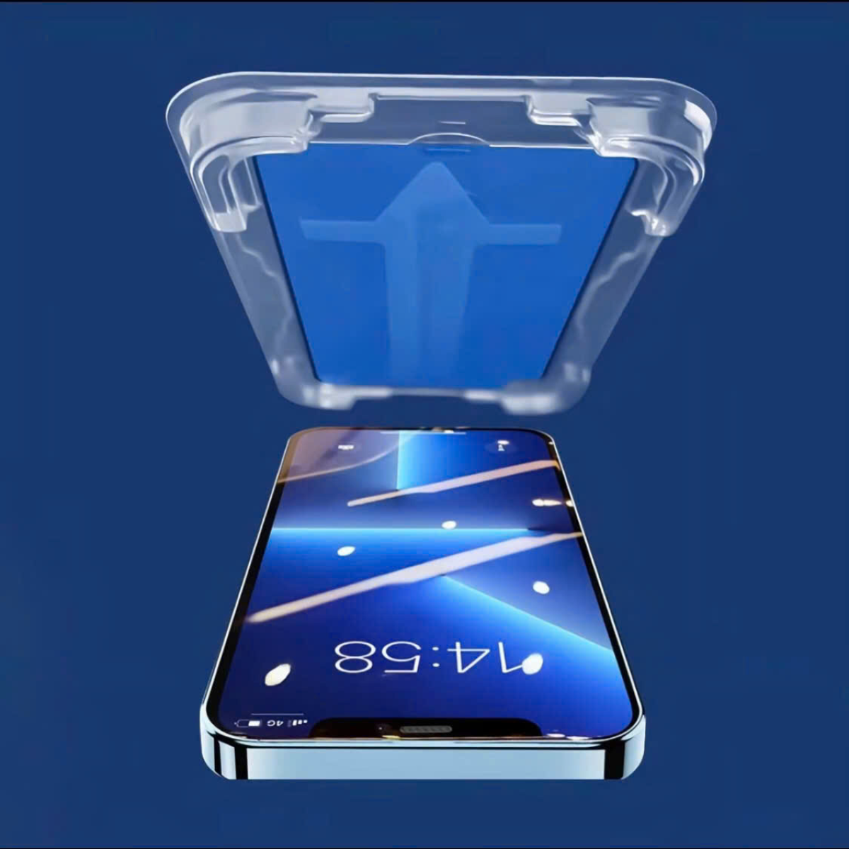 Kính cường lực chống nhìn trộm cho iPhone có khung tự dán, tự hút bụi