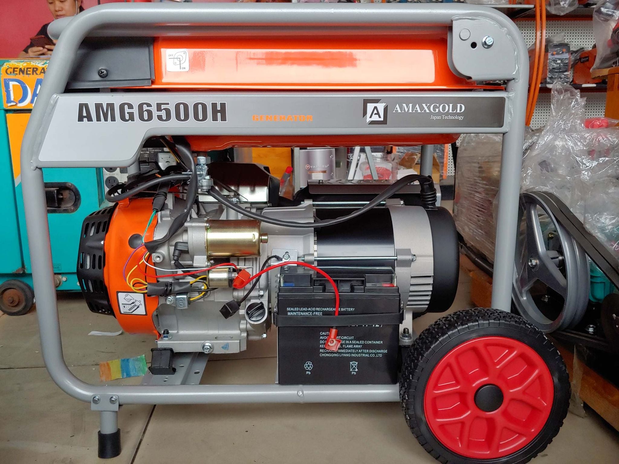 Máy Phát Điện Chạy Xăng 5KW AmaxGold AMG6500H- Hàng Chính Hãng