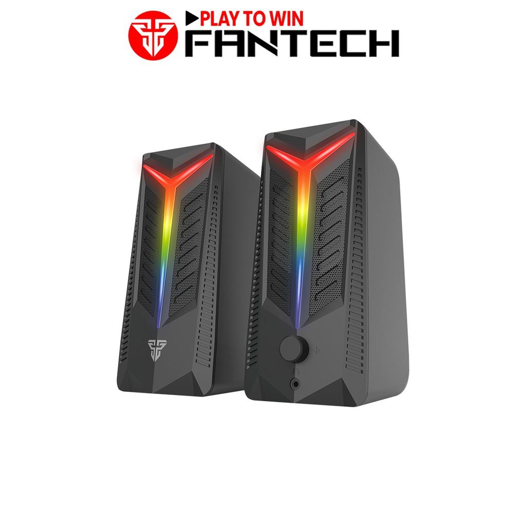 Loa Vi TÍnh Gaming Fantech GS301 TRIFECTA LED RGB 6 Chế Độ Hỗ Trợ Kết Nối Bluetooth 5.0 Và AUX 3.5mm - Hàng chính hãng