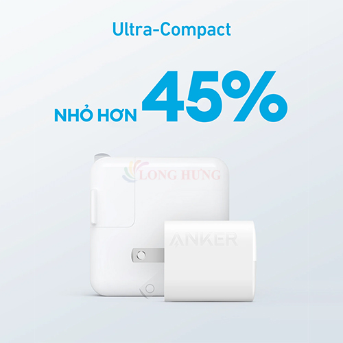 Hình ảnh Cốc sạc Anker 323 1USB 1Type-C 33W PIQ 3.0/PD A2331 - Hàng chính hãng