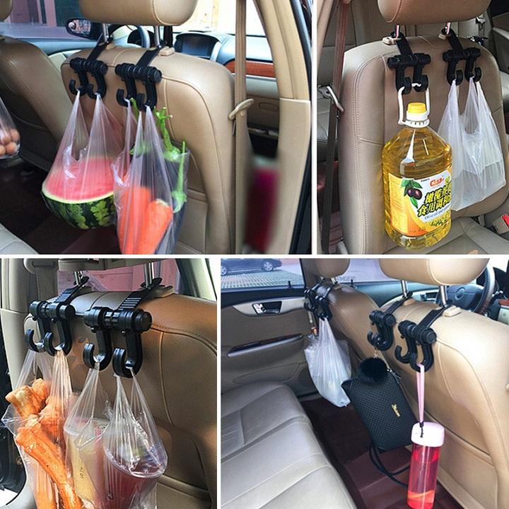 Móc Treo Đồ Sau Ghế Ô Tô Tiện Dụng - Mẫu 2 Móc