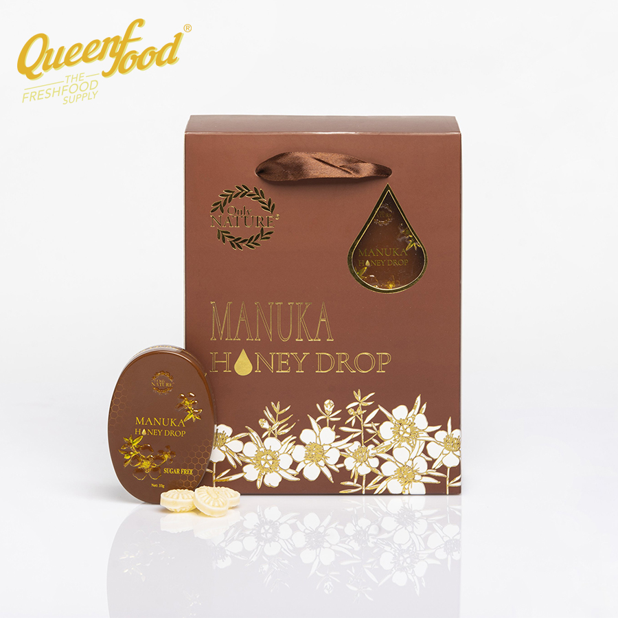 Kẹo Gừng Mật Ong Manuka OnLy Nature Block ( 8 hộp / 80 viên)