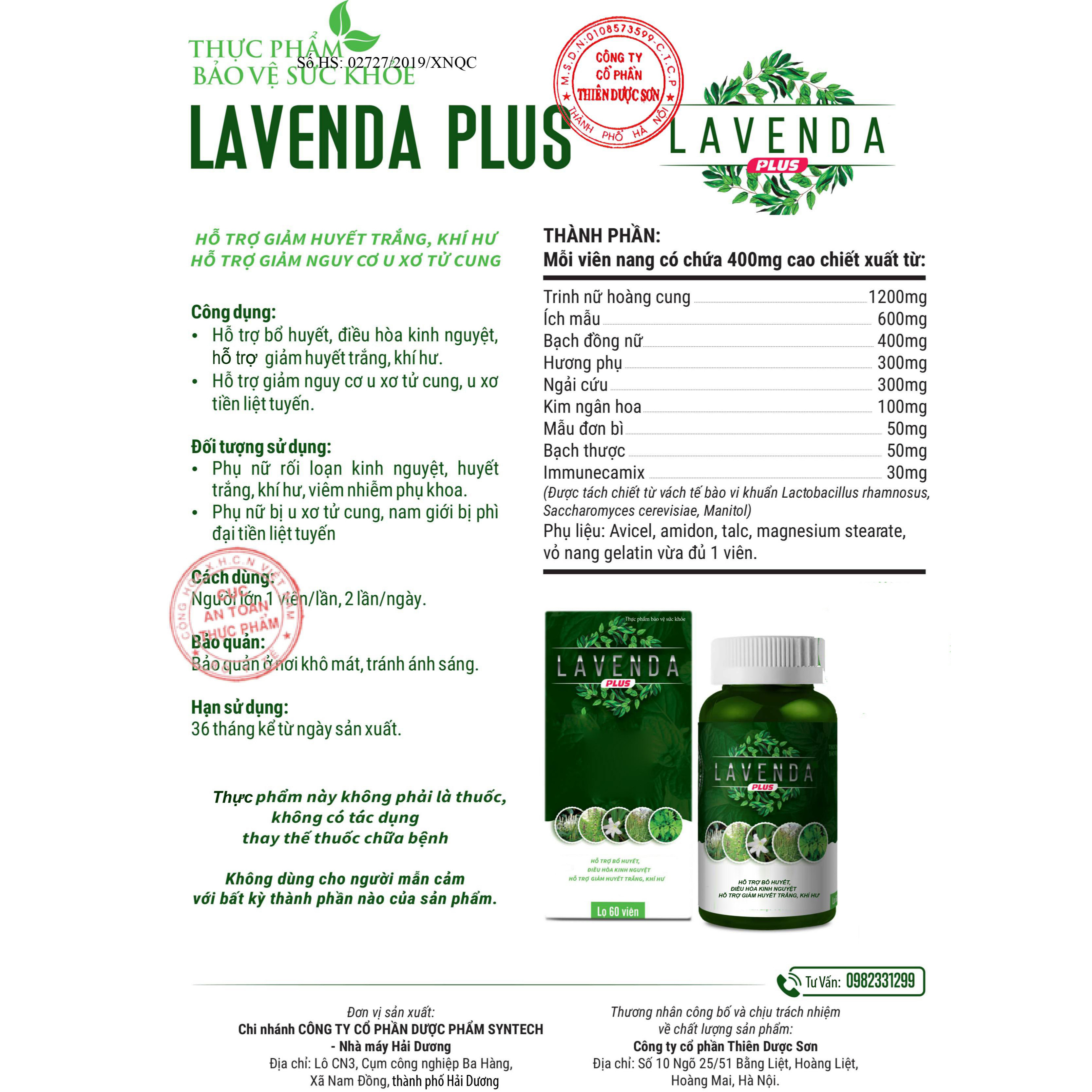 Combo bộ 3 sản phẩm Lavenda xịt, rửa, Lavenda Plus kết hợp Hỗ trợ điều trị hiệu quả các bệnh Phụ khoa, nhanh chóng cải thiện mọi vấn đề liên quan đến phụ khoa, đem lại sức khỏe và hạnh phúc cho người dùng